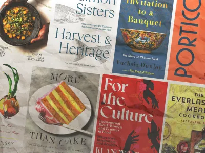 <em>Smithsonian</em>'s picks for the best books about food of 2023 include <em>Invitation to a Banquet</em>, <em>For the Culture: Black Women and Femmes in Food</em> and <em>More Than Cake</em>.